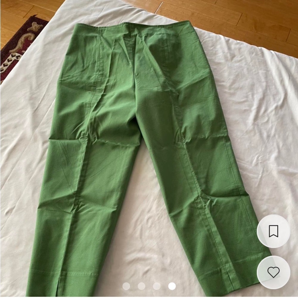 NWT Women’s Talbots Capris, Green, Size 12 Petite - Picture 3 of 4